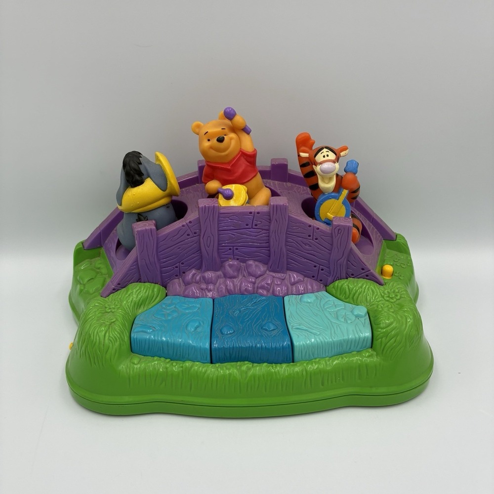 Disney Winnie The Pooh Musical Band Keyboard Musical Piano Toy Eeyore Works‎